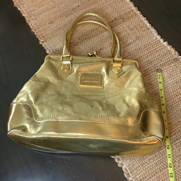 Betseyville by Betsey Johnson Gold Handbag - Picture 11 of 12